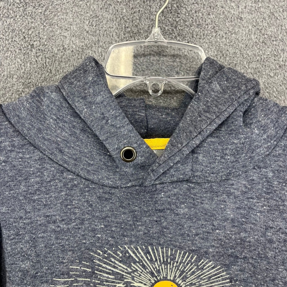 Berkley Jensen Men's Grey Mountain Sun‎ Graphic Hoodie Pullover Size XL - Picture 3 of 14